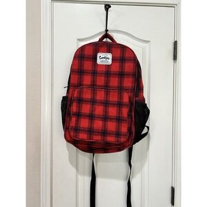 Cookies Lumberjack "Smell Proof" Plaid Flannel Backpack Authentic Cookies Bag